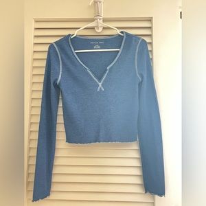 American Eagle Blue Long Sleeve